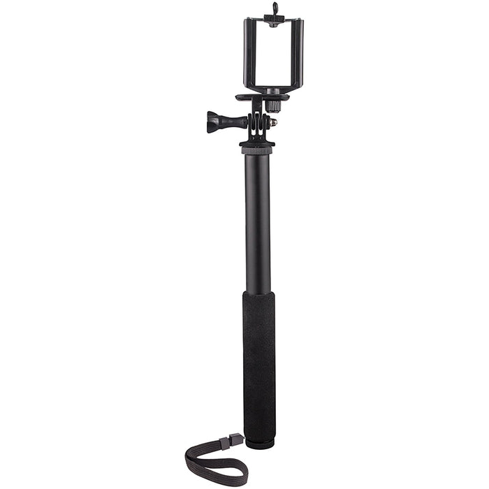 Vivitar 27" 3-in-1 Extension Arm Selfie Stick, Adjustable, Durable (VIVAPM7542)