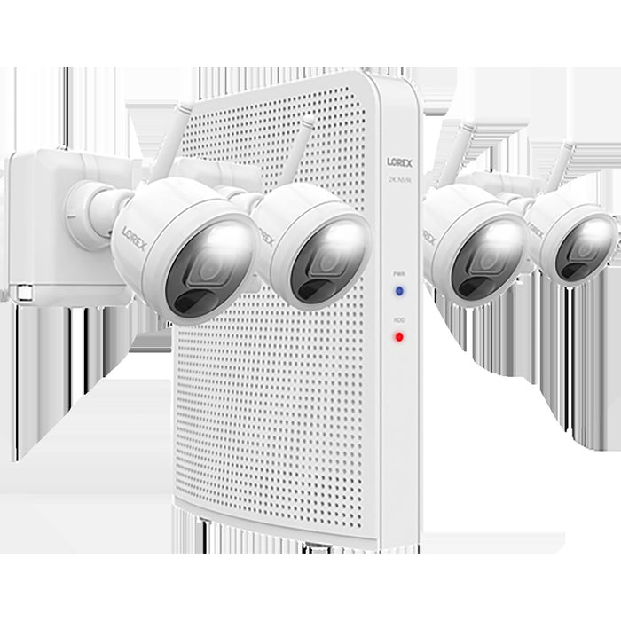 Lorex 2K 1TB NVR System with Outdoor Battery Security Cameras (L42481-4AA4-E)