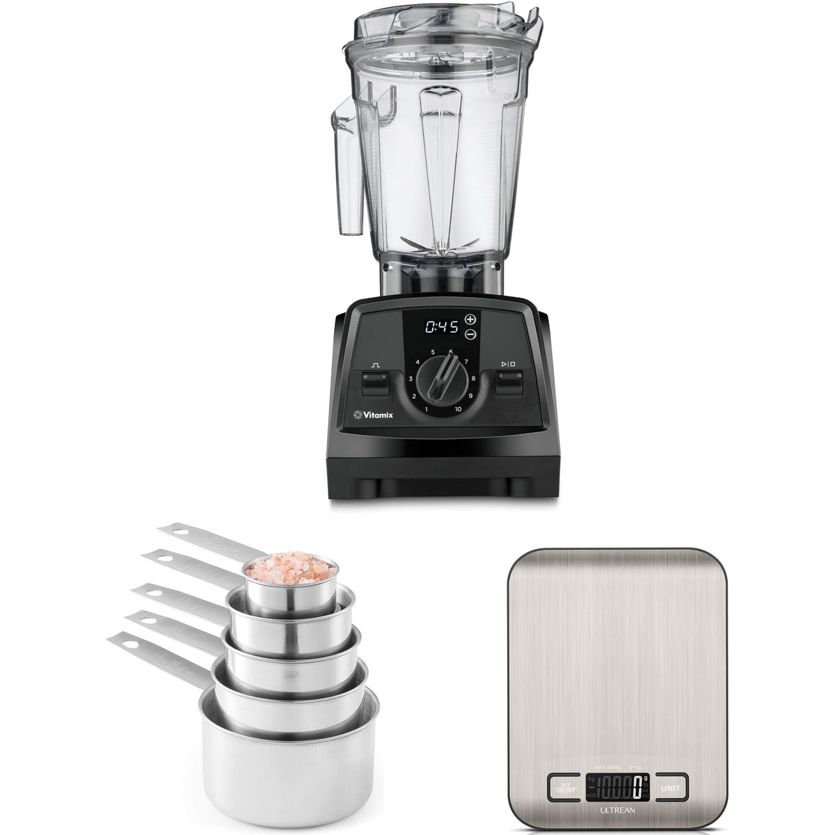 Vitamix Venturist V1200 Blender (Refurbished) Bundle with Digital Scal