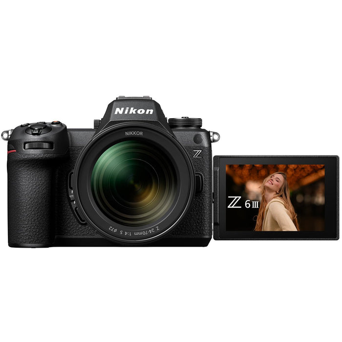 Nikon Z6III Mirrorless Camera Full Frame FX Body + NIKKOR Z 24-70mm f/4 S Lens 1892