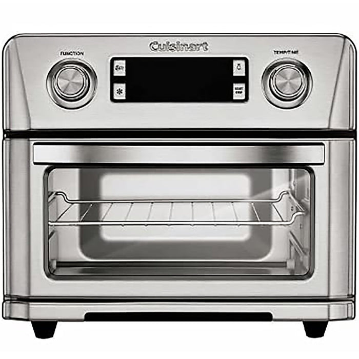 Cuisinart CTOA-130PC2 Digital Model Airfryer Toaster Oven, 0.6 cu ft, Silver, Refurbished