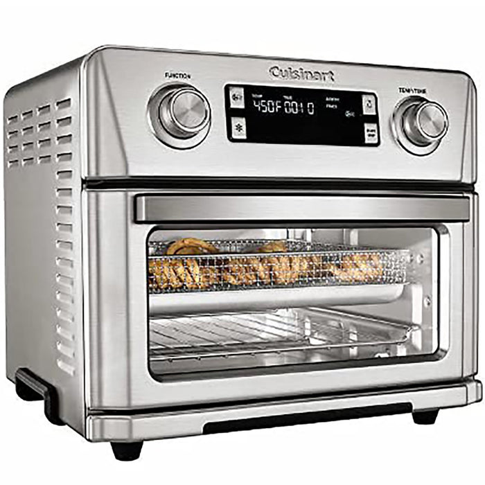 Cuisinart CTOA-130PC2 Digital Model Airfryer Toaster Oven, 0.6 cu ft, Silver, Refurbished