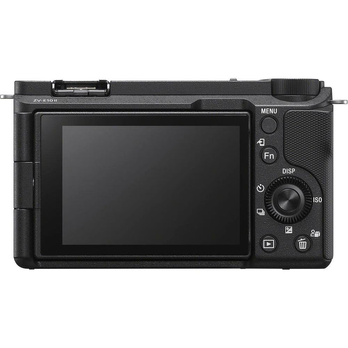 Sony Alpha ZV-E10 II APS-C Interchangeable Lens Mirrorless Content Camera (Black)