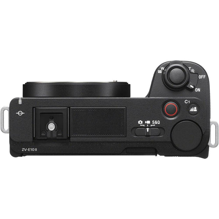 Sony Alpha ZV-E10 II APS-C Interchangeable Lens Mirrorless Content Camera (Black)