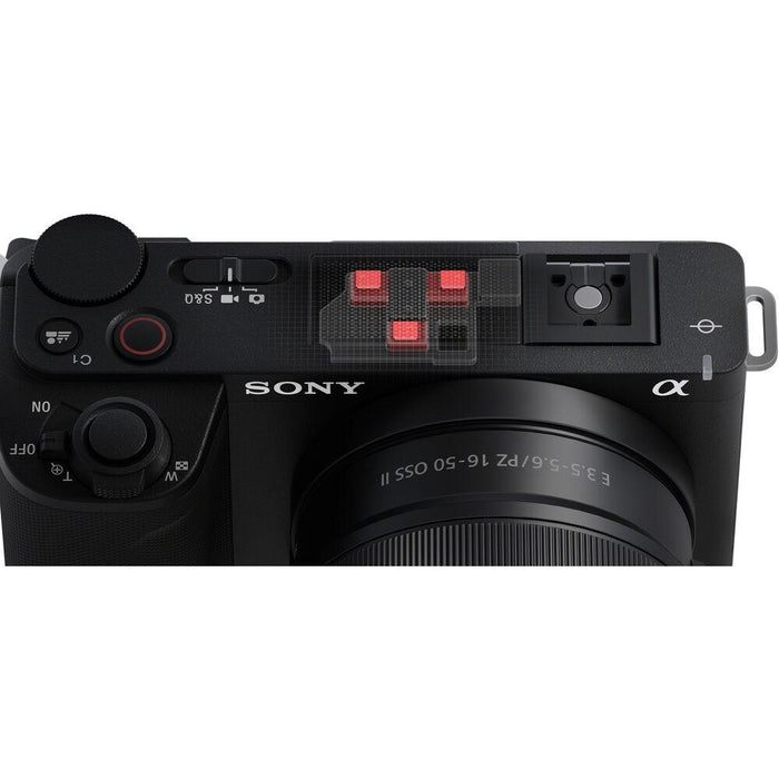 Sony Alpha ZV-E10 II APS-C Interchangeable Lens Mirrorless Content Camera (Black)