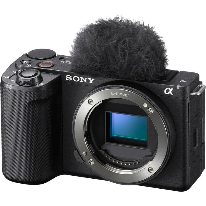 Sony Alpha ZV-E10 II APS-C Interchangeable Lens Mirrorless Content Camera (Black)