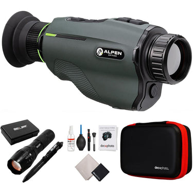 Alpen Optics Apex 35mm Thermal Monocular, HD AMOLED Display w/ Accessories Bundle