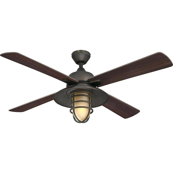 Westinghouse 7306900 Porto Craftsman-Style 52" LED Ceiling Fan w/ Light + Remote Control