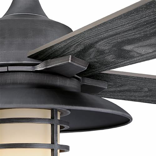 Westinghouse 7307000 Porto, Craftsman-Style 52" LED Ceiling Fan Light and Remote Control