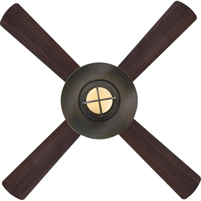 Westinghouse 7307100 Porto, Craftsman-Style LED Ceiling Fan w/ Light, 52 Inch, Black-Bronze