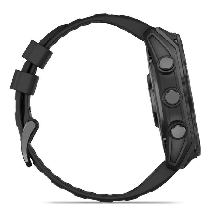 Garmin Fenix 8 51 mm, AMOLED Slate Gray with Black Silicone Band