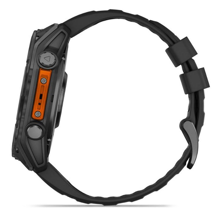 Garmin Fenix 8 51 mm, AMOLED Slate Gray with Black Silicone Band