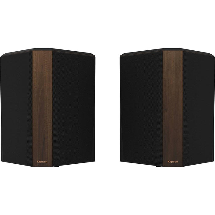 Klipsch RP-502S II Speaker Superior Surround Sound with Enhanced Acoustics - Walnut Pair