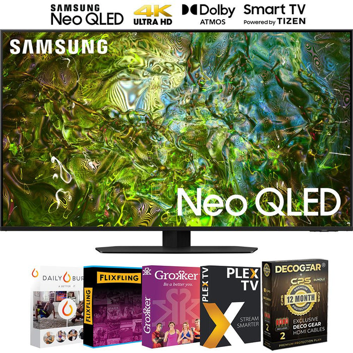 Samsung QN50QN90DA 50" Neo QLED 4K TV 2024 +12 Months Protection & Movies Streaming Pack