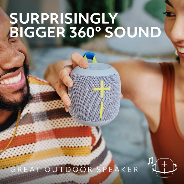 Logitech Core Wonderboom 4 Portable Waterproof Bluetooth Speaker, 360-Degree Sound - Black