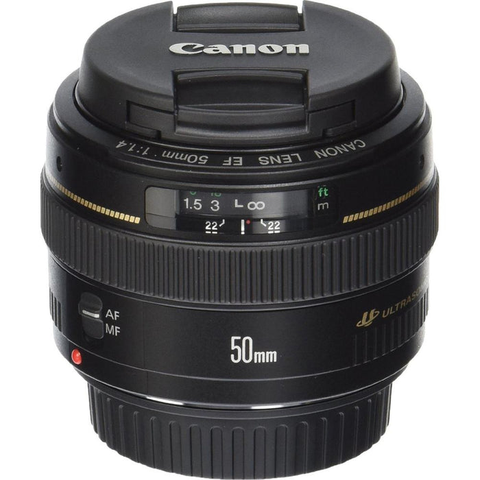 Canon EF 50mm f/1.4 USM Standard & Medium Telephoto Prime Lens for Canon SLR Cameras