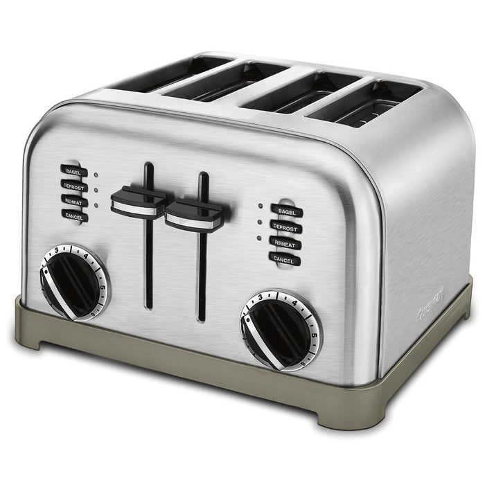 Cuisinart CPT-180 4-Slice Metal Classic Toaster - Brushed Stainless - Factory Refurbished