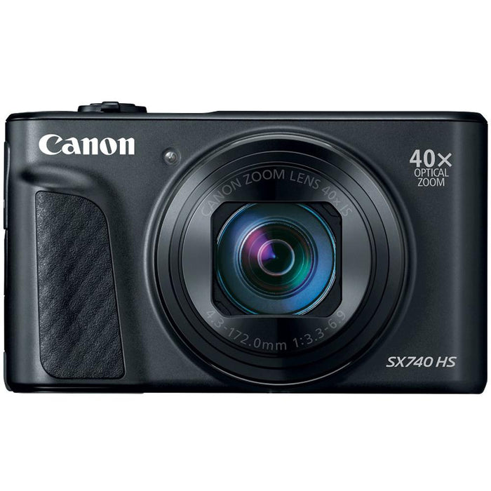 Canon PowerShot SX740 HS 20.3MP 40x Optical Zoom with 4K Video Recording (Black)