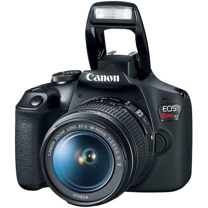 Canon EOS Rebel T7 Digital SLR Camera 18-55mm f/3.5-5.6 IS II Kit