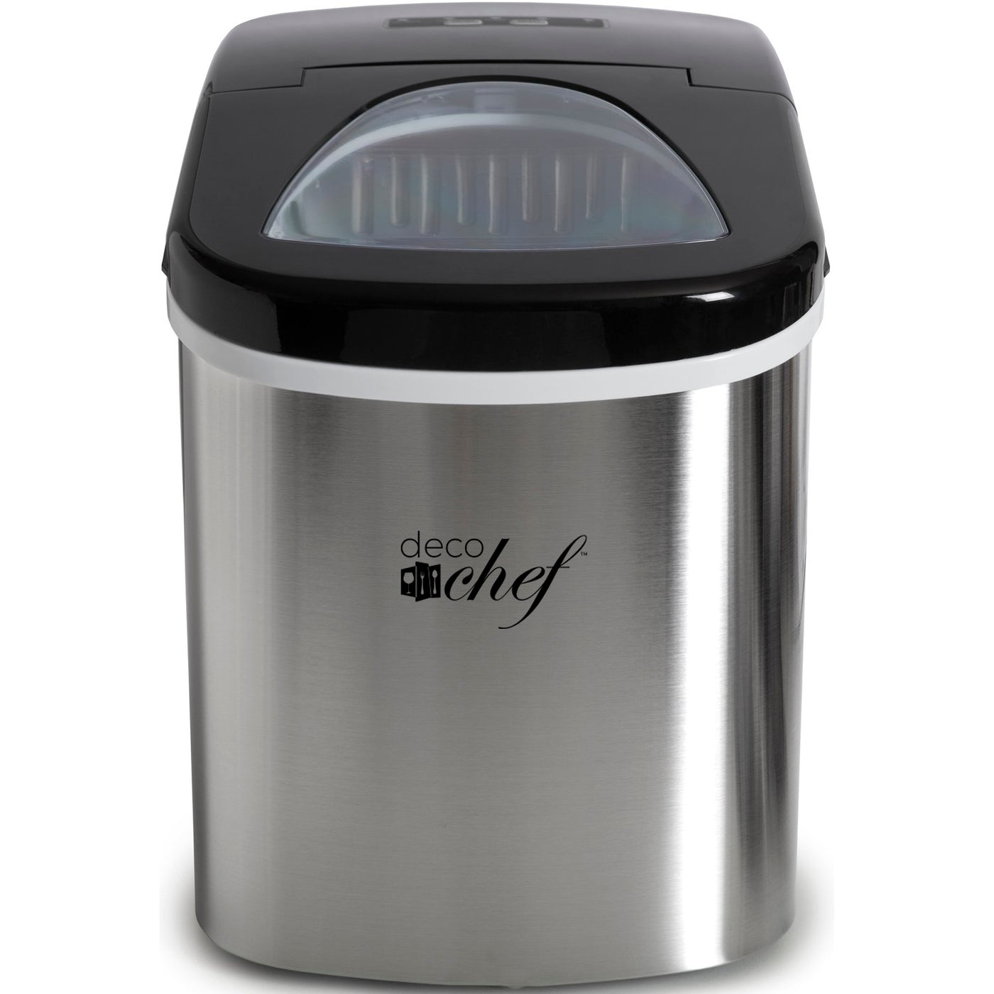 Deco Chef Stainless Steel Compact Electric Ice Maker Top Load 26 L