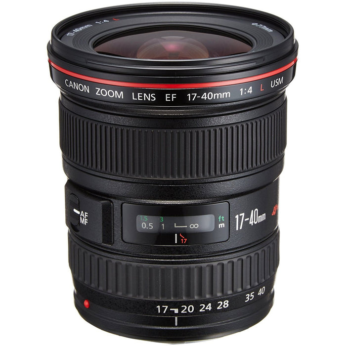 Canon EF 17-40mm F/4L USM Ultra Wide Angle Zoom Lens w/ 1-Year USA Warranty