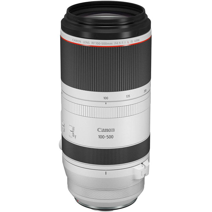 Canon RF 100-500mm f/4.5-7.1 L IS USM Full Frame Telephoto Lens for RF Mount 4112C002