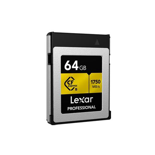 Lexar 64GB Professional CFexpress Type B Memory Card LCFX10