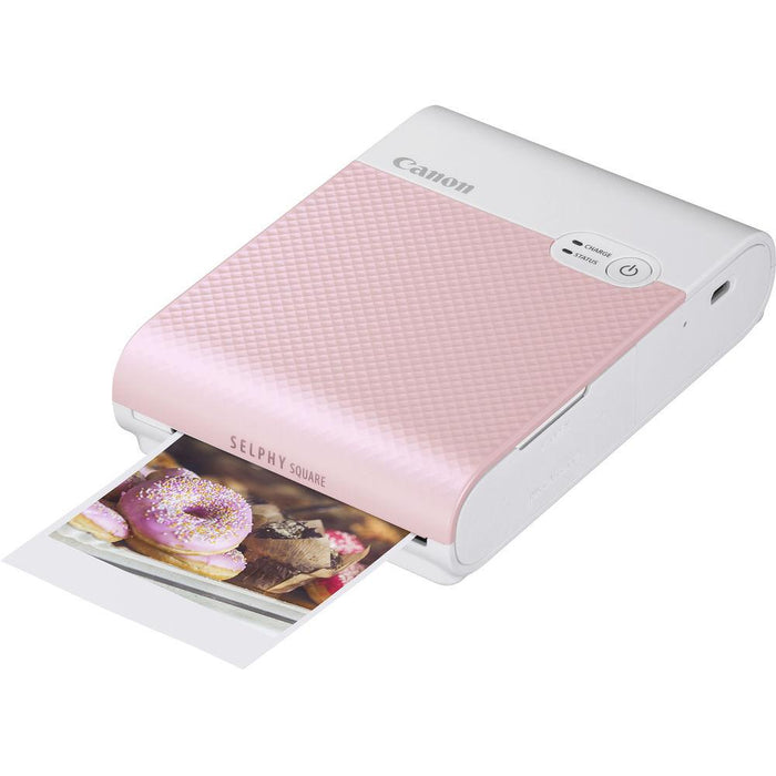 Canon SELPHY Square QX10 Compact Photo Printer - Pink (4109C002)