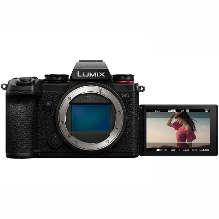 Panasonic Lumix S5 24.2MP 4K Mirrorless Full Frame L-Mount Camera (Body Only) - DC-S5BODY