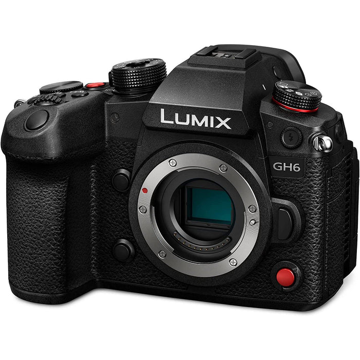 Panasonic LUMIX GH6 Mirrorless Micro Four Thirds Camera Body w/ 25MP & 4K 120p DC-GH6BODY