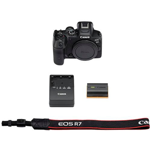 Canon EOS R7 Mirrorless APS-C Camera with 4K Video 32.5 MP CMOS Sensor Body 5137C002