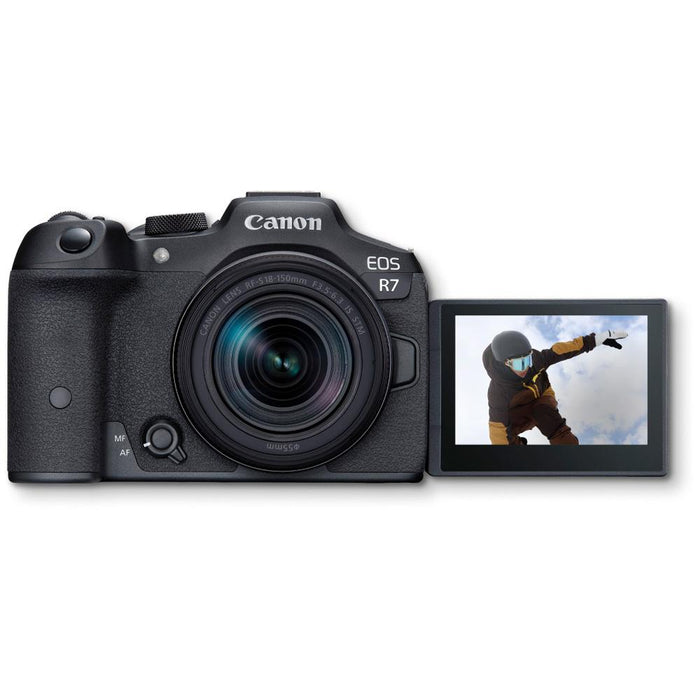 Canon EOS R7 Mirrorless APS-C Camera with RF-S 18-150MM F3.5-6.3 IS STM Lens 5137C009