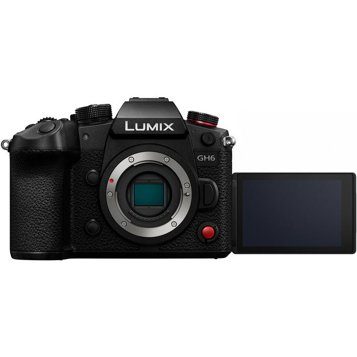 Panasonic LUMIX GH6 Mirrorless Micro Four Thirds Camera Body w/ 25MP & 4K 120p DC-GH6BODY