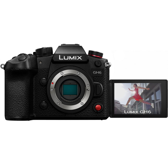 Panasonic LUMIX GH6 Mirrorless Micro Four Thirds Camera Body w/ 25MP & 4K 120p DC-GH6BODY