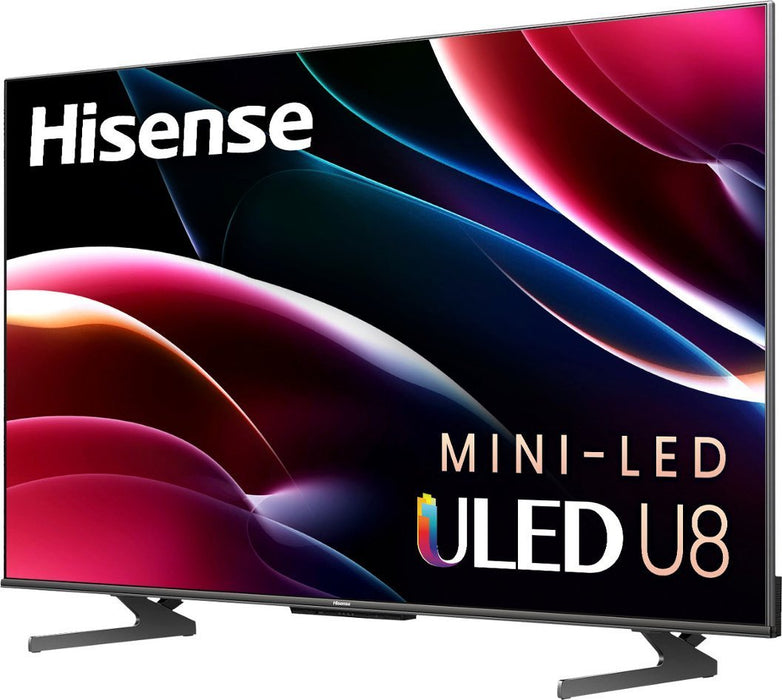 Hisense 65 Inch QLED U8H Series Quantum 4K ULED Mini-LED Google Smart TV