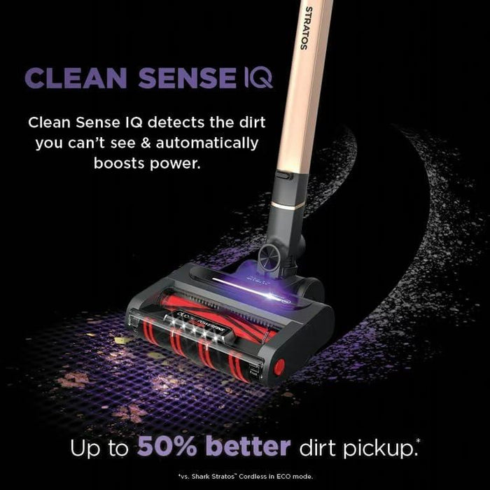 Shark Stratos IZ840H Cordless Stick Vacuum w/ Clean Sense IQ - Factory Refurbished