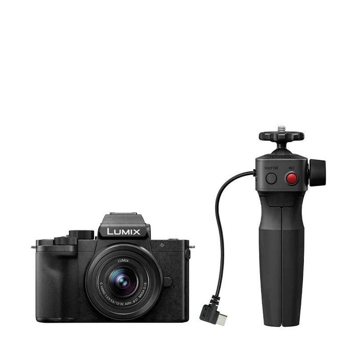 Panasonic LUMIX G100D 4K Mirrorless Camera with 12-32mm Lens and Tripod Grip - DC-G100DVK