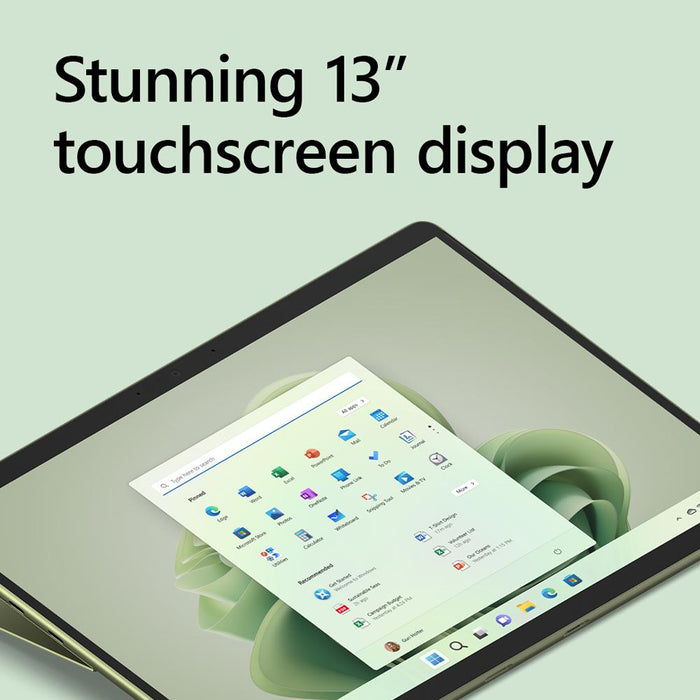 Microsoft Surface Pro 9 13" Tablet i7 Forest Refurb. + Keyboard & 2Yr Warranty