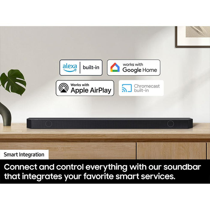 Samsung Q-series 11.1.4 ch. Wireless Dolby Soundbar with Q-Symphony 2024 Refurb.