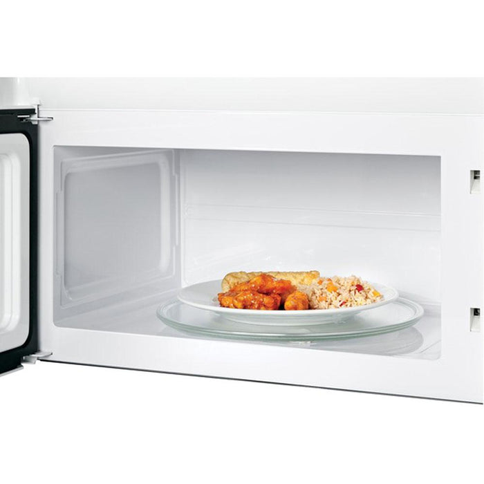 GE 1.6 Cu. Ft. Over-the-Range Microwave Oven White + Oven Mitt & 3 Year Warranty