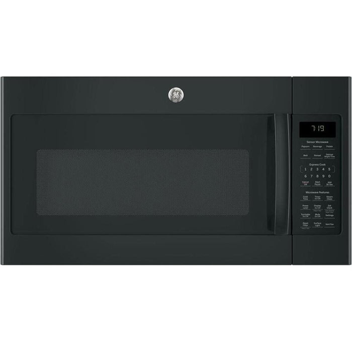 GE 1.9 Cu. Ft. Over-the-Range Microwave Black with Oven Mitt and 3 Year Warranty
