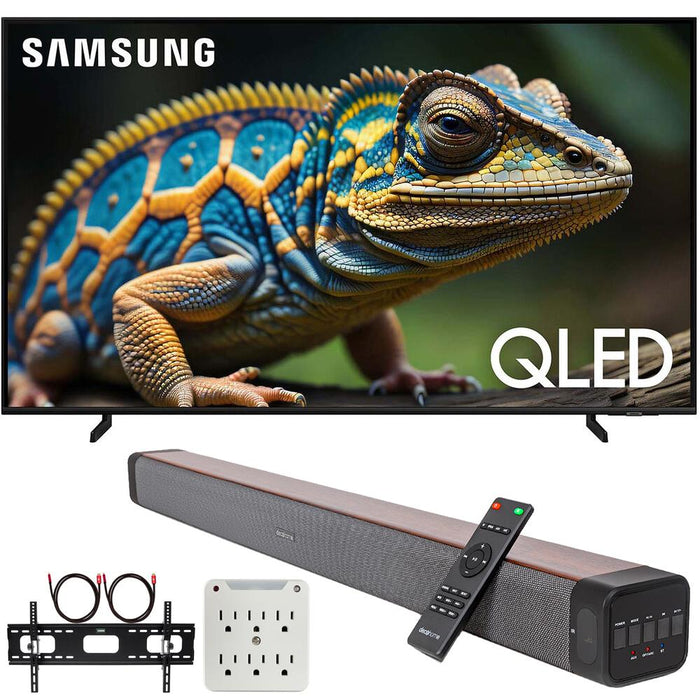 Samsung QN70Q60D 70 Inch QLED 4K Smart TV (2024) + Premium Soundbar + Mount Kit