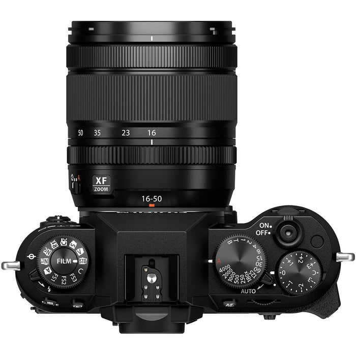 Fujifilm X-T50 Mirrorless Digital Camera (Black) with XF16-50mmF2.8-4.8 R LM WR Lens Kit