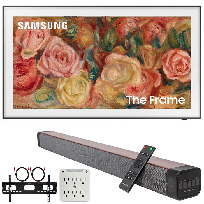Samsung QN50LS03DA 50" The Frame QLED 4K TV (2024) + Premium Soundbar + Mount Kit