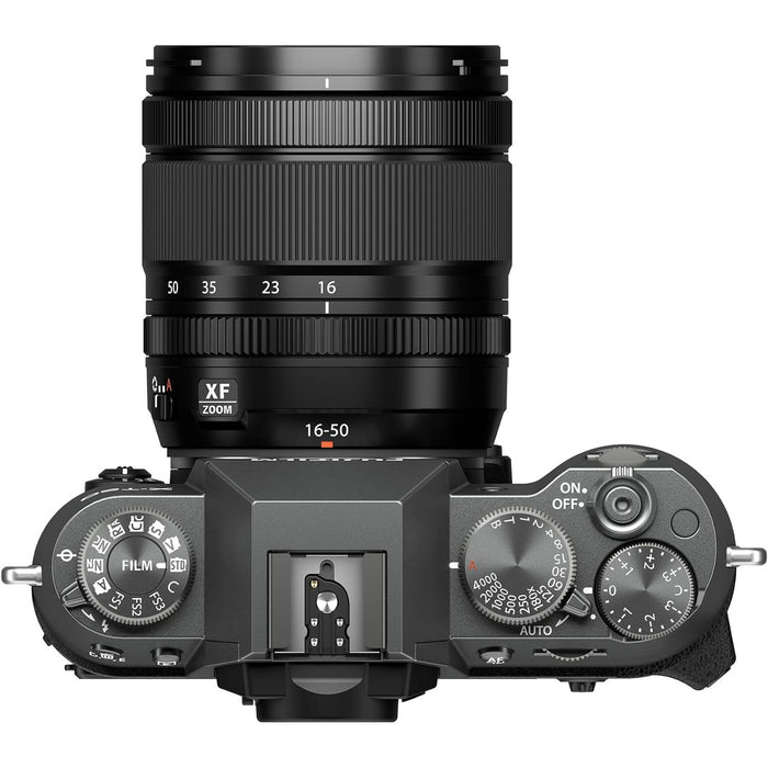 Fujifilm X-T50 Digital Camera (Charcoal Silver) w/ XF16-50mmF2.8-4.8 R LM WR Lens Kit