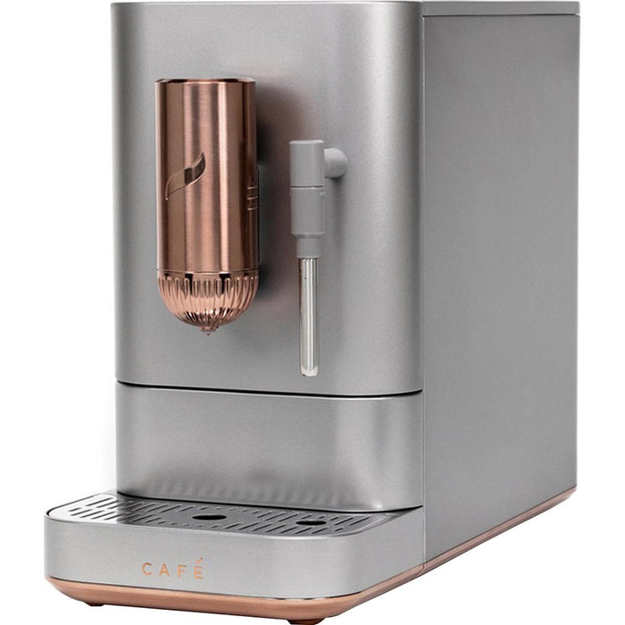 Cafe  Affetto Automatic Espresso Machine, Milk Frother, Silver, 1.2L, C7CEBBS2RS3