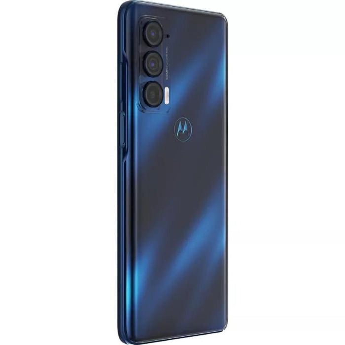 Motorola Edge 2021, 256GB, 108MP, 5G, Unlocked Smartphone, Nebula Blue - Open Box