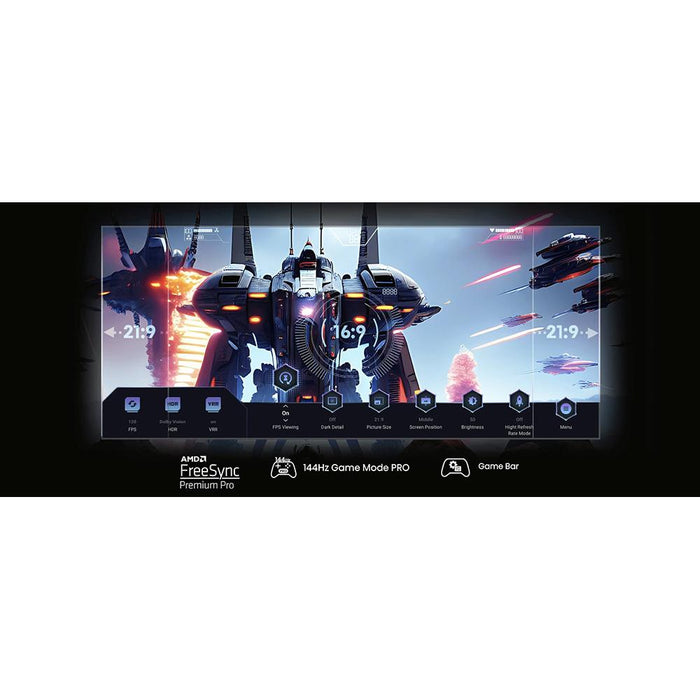Hisense 55-Inch U7 Series Mini-LED ULED 4K Google TV (55U7K, 2023 Model) - Open Box