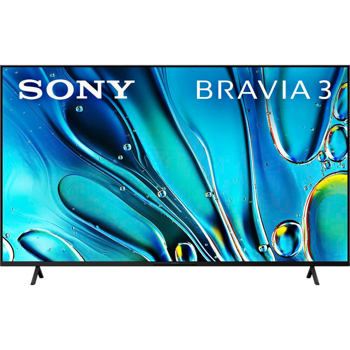 Sony BRAVIA 3 65 inch 4K HDR Smart LED TV (2024) + Premium Soundbar + Mount Kit