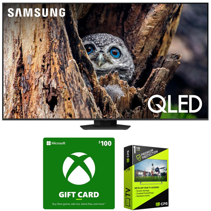 Samsung QN75Q80D 75" QLED 4K Smart TV (2024) + $100 Xbox Gift Card + Warranty Bundle